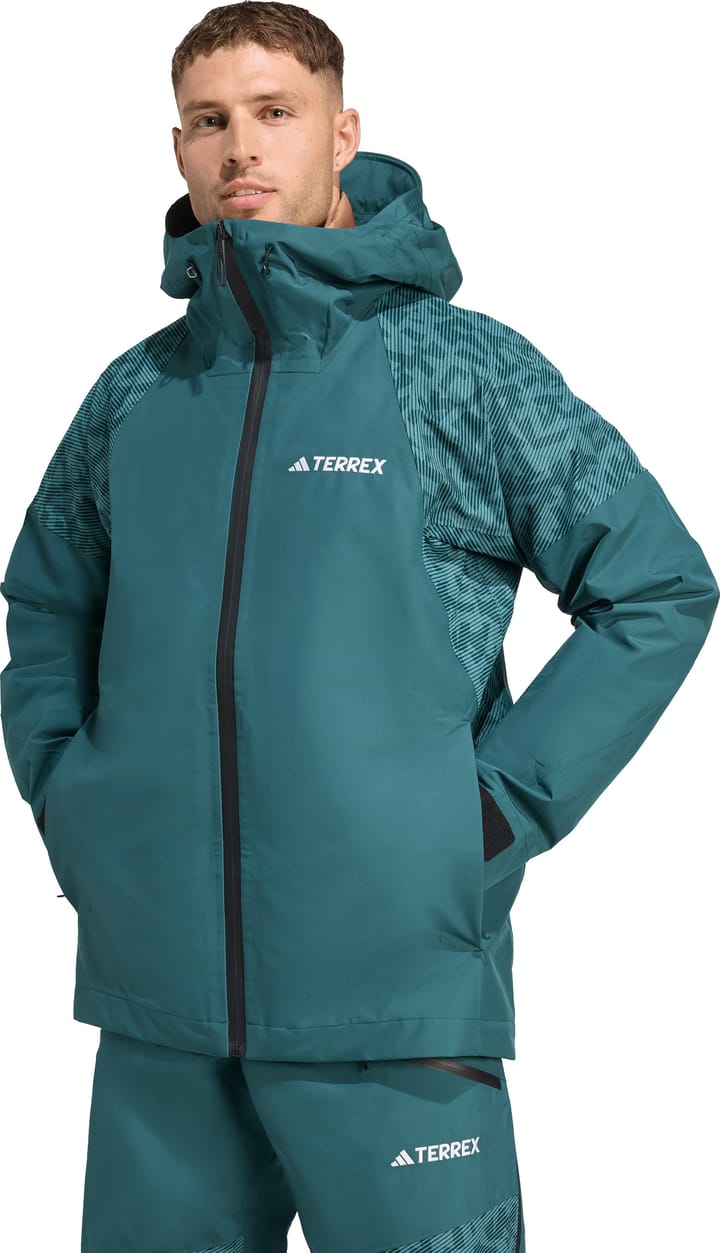 Adidas Men's Xpr Hyb Pk Jacket Aurivy/pretea Adidas Adidas Men's Xpr Hyb Pk Jacket Aurivy/pretea Adidas