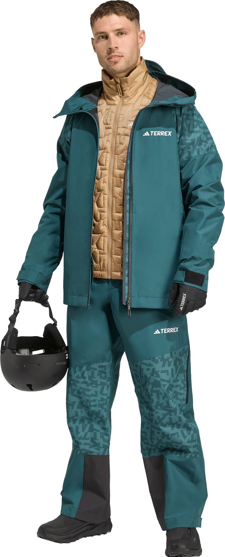 Adidas Men's Xpr Hyb Pk Jacket Aurivy/pretea Adidas Adidas Men's Xpr Hyb Pk Jacket Aurivy/pretea Adidas