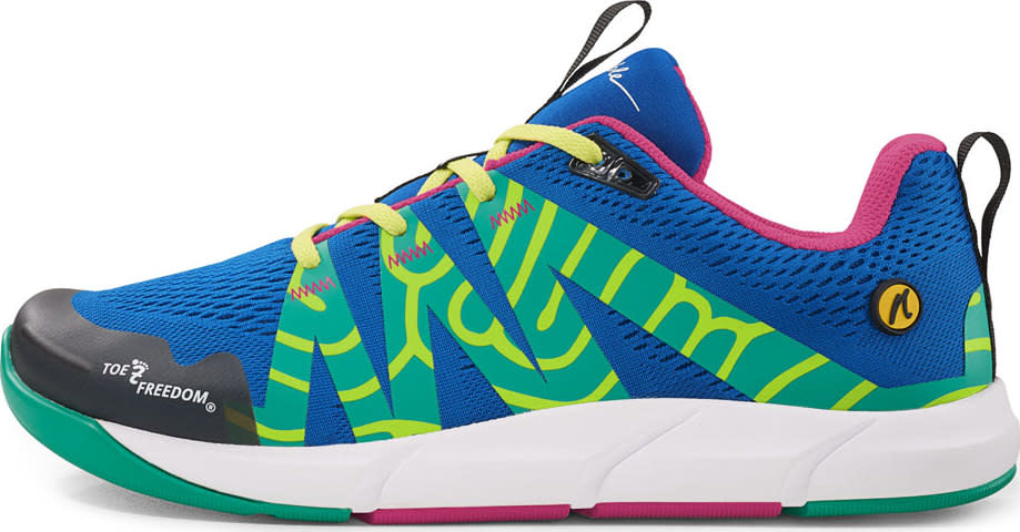 Joe Nimble Men's NimbleToes Road Addict Blue/Green Träningsskor 45