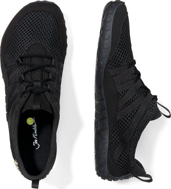 Joe Nimble Men's NimbleToes Gym Workout Shoes Black Joe Nimble