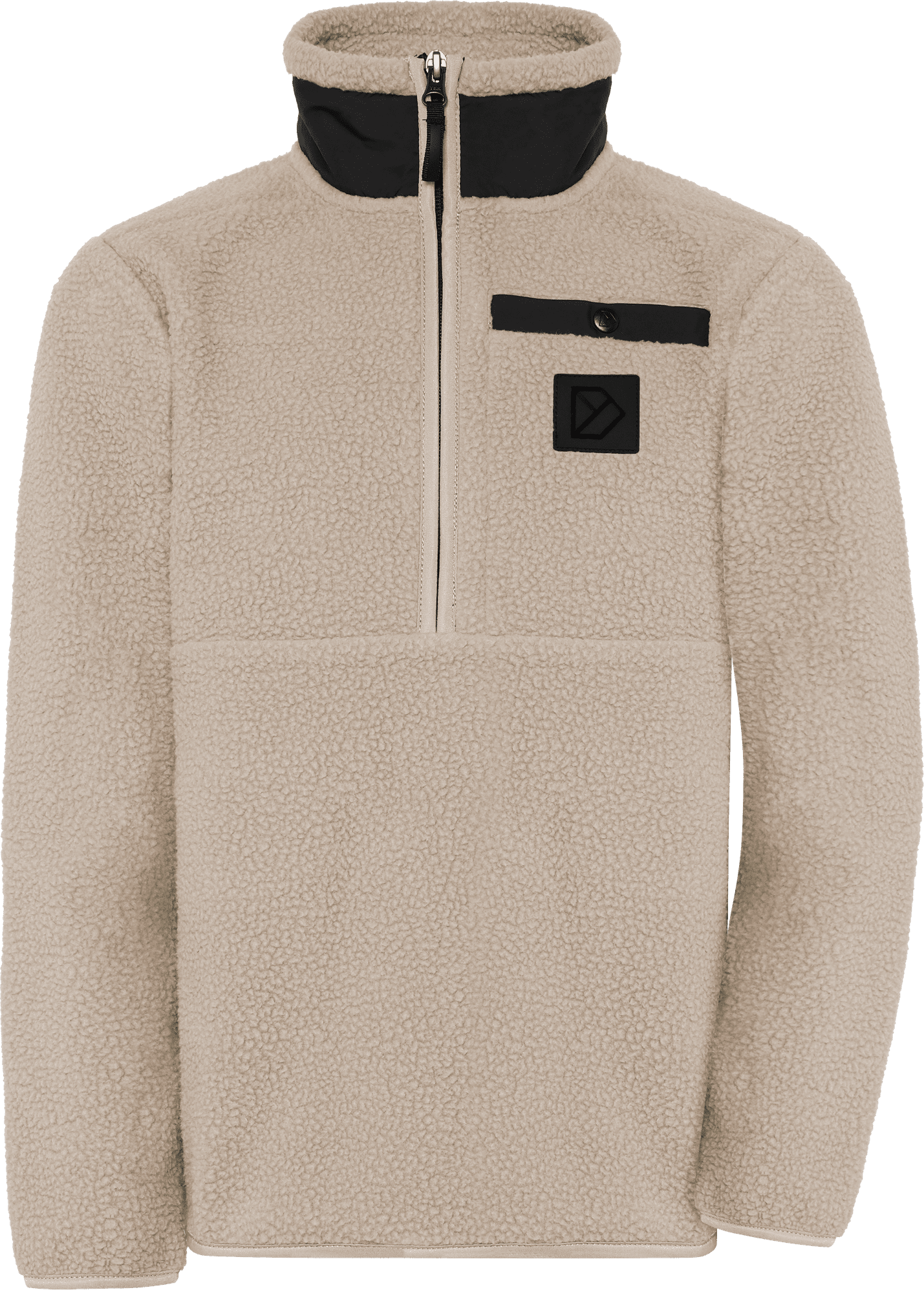 Didriksons Kids' Joule Half Zip Beach Beige