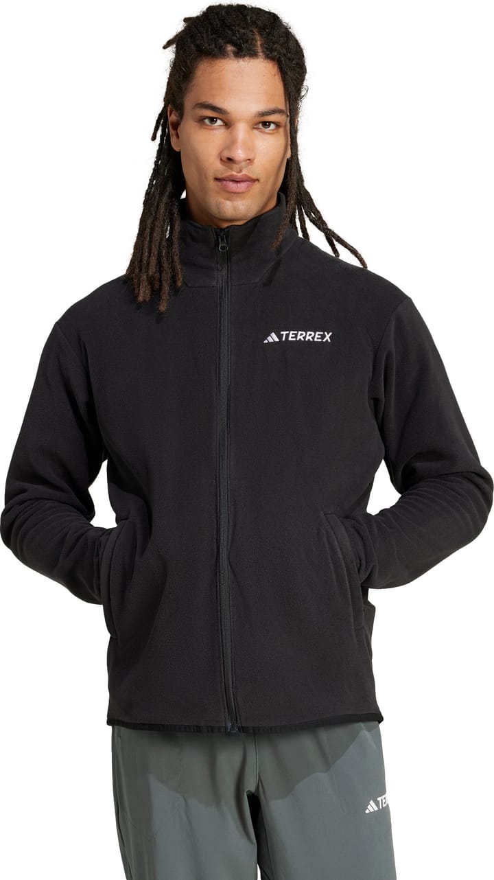 Adidas Men's Ess Full Zip Fleece Black Adidas Adidas Men's Ess Full Zip Fleece Black Adidas