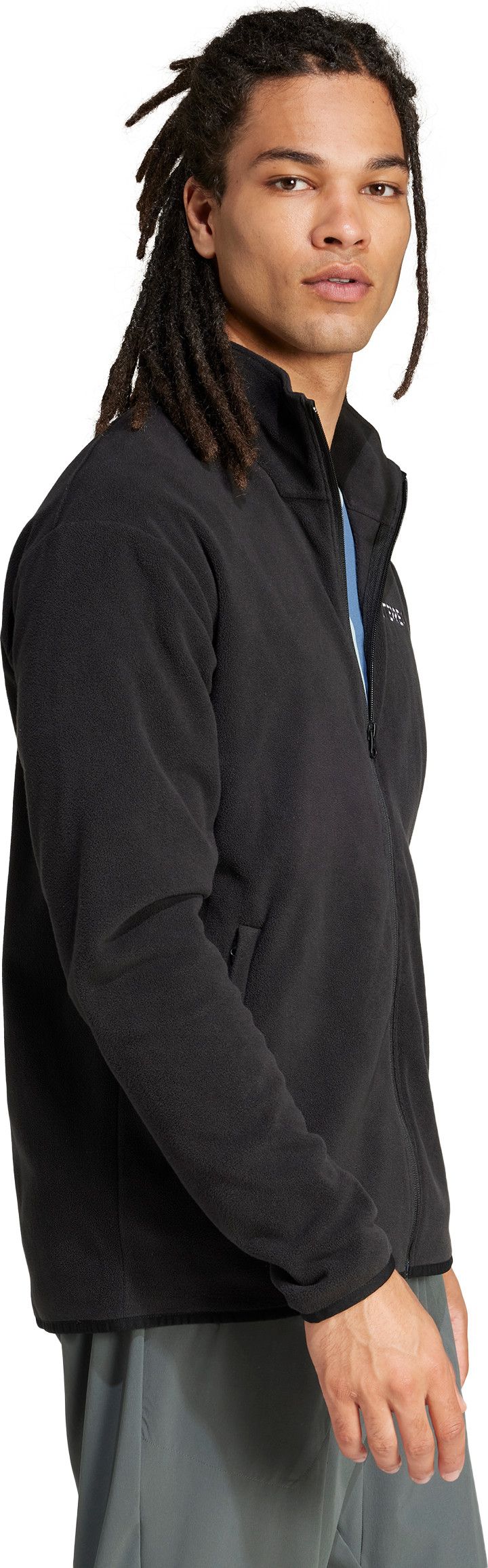 Adidas Men's Ess Full Zip Fleece Black Adidas Adidas Men's Ess Full Zip Fleece Black Adidas