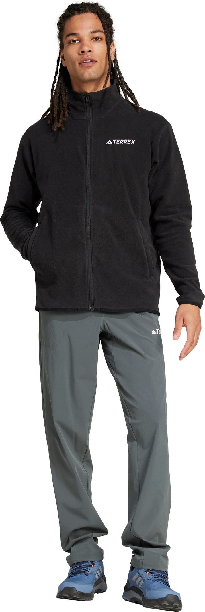 Adidas Men's Ess Full Zip Fleece Black Adidas Adidas Men's Ess Full Zip Fleece Black Adidas