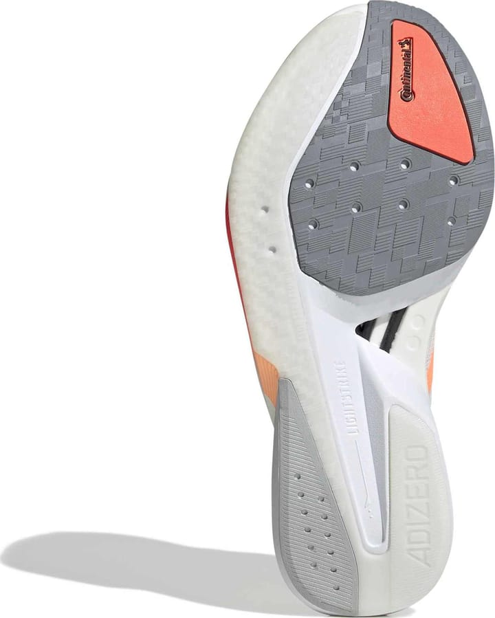 Adidas Women's Adizero Boston 13 Off white/Beam orange/Acid orange Adidas