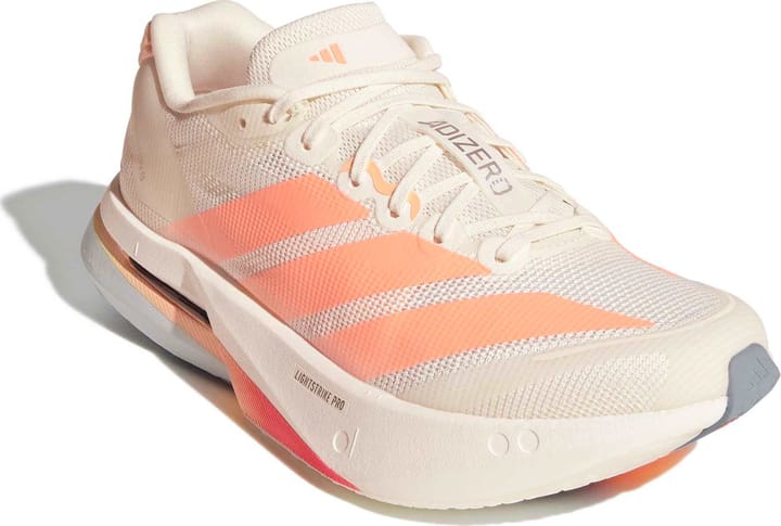 Adidas Women's Adizero Boston 13 Off white/Beam orange/Acid orange Adidas