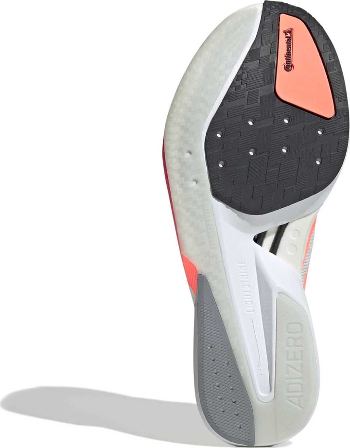 Adidas Men's Adizero Boston 13 Off White / Lucid Orange / Grey Adidas