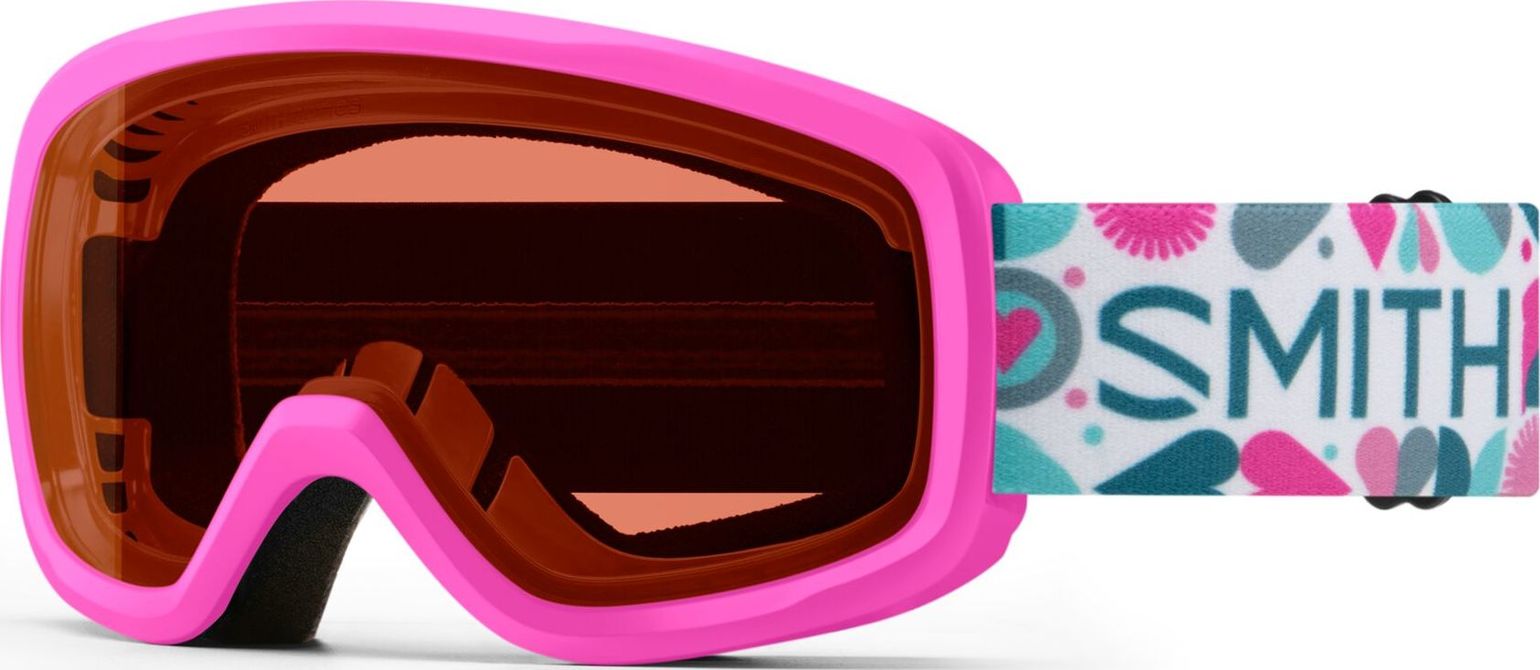 Smith Junior's Snowday Vivid Pink Hearts / Green Sol-x Mirror