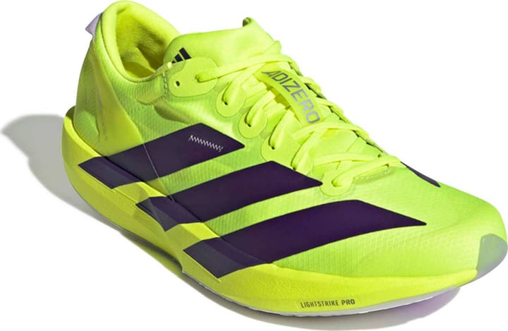 Adidas Men's Adizero Adios 9 Solar Yellow / Aurora Plum / Powder Plum Adidas