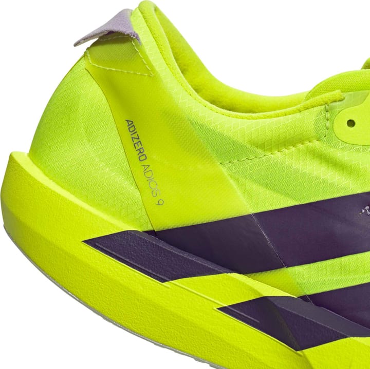 Adidas Men's Adizero Adios 9 Solar Yellow / Aurora Plum / Powder Plum Adidas
