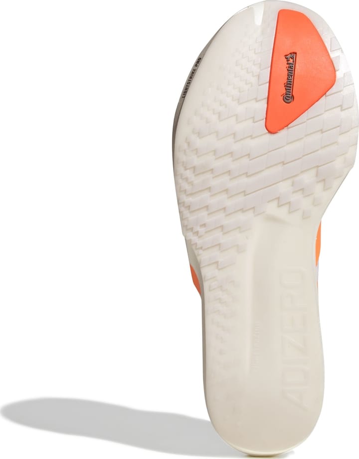 Adidas Men's Adizero Adios 9 Cloud white/Lucid Orange/Lucid red Adidas