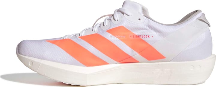 Adidas Men's Adizero Adios 9 Cloud white/Lucid Orange/Lucid red Adidas