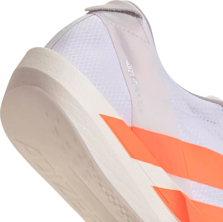 Adidas Men's Adizero Adios 9 Cloud white/Lucid Orange/Lucid red Adidas