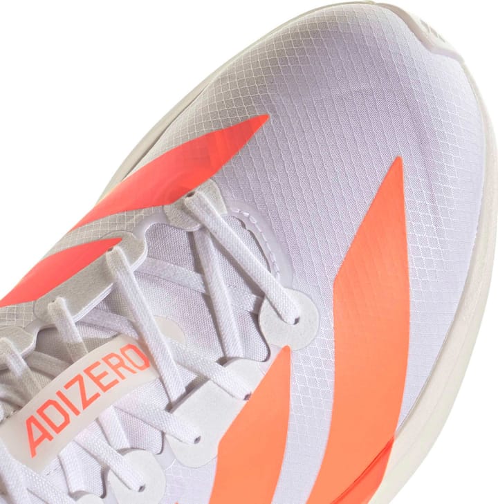 Adidas Men's Adizero Adios 9 Cloud white/Lucid Orange/Lucid red Adidas