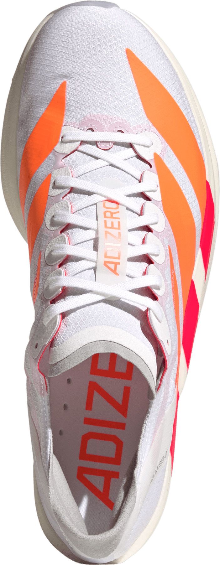 Adidas Men's Adizero Takumi Sen 11 Cloud White/Lucid Orange/Lucid Red Adidas