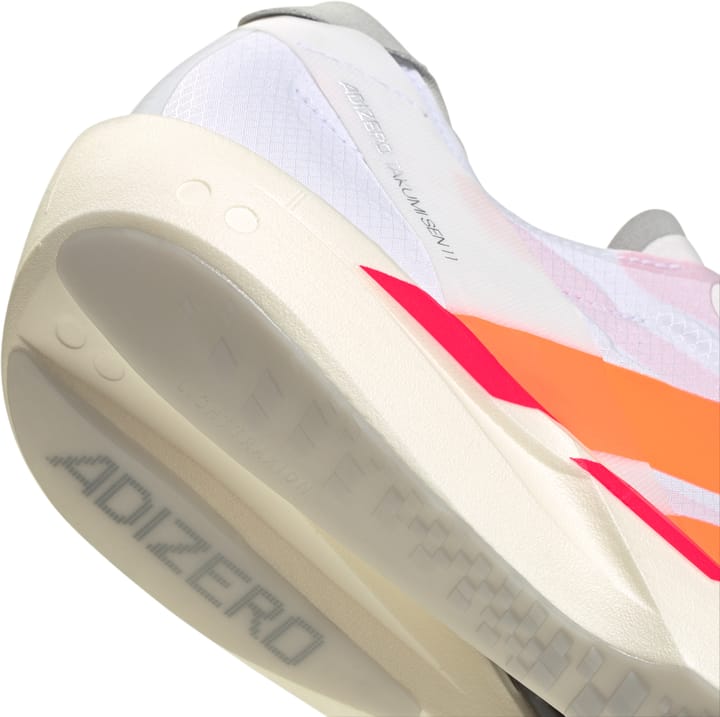 Adidas Men's Adizero Takumi Sen 11 Cloud White/Lucid Orange/Lucid Red Adidas