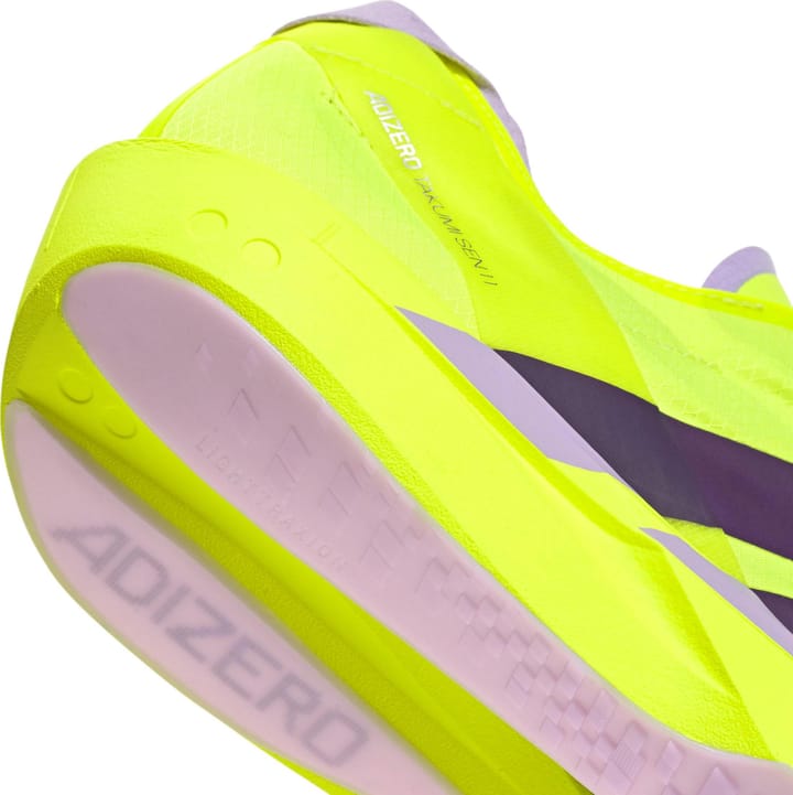 Adidas Men's Adizero Takumi Sen 11 Solar Yellow/Aurora Plum/Powder Plum Adidas