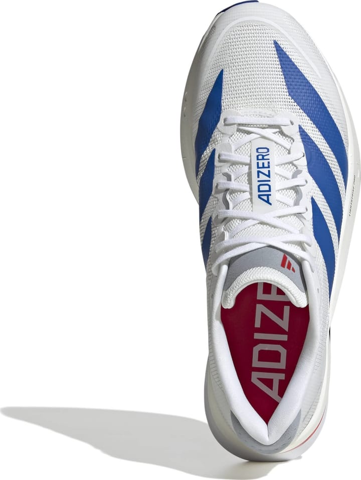 Adidas Men's Adizero Boston 13 Cloud White / Team Royal Blue / Halo Silver Adidas