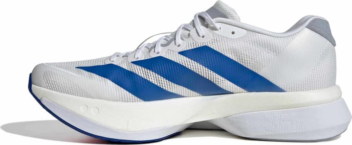 Adidas Men's Adizero Boston 13 Cloud White / Team Royal Blue / Halo Silver Adidas