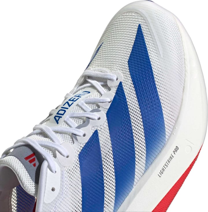 Adidas Men's Adizero Boston 13 Cloud White / Team Royal Blue / Halo Silver Adidas
