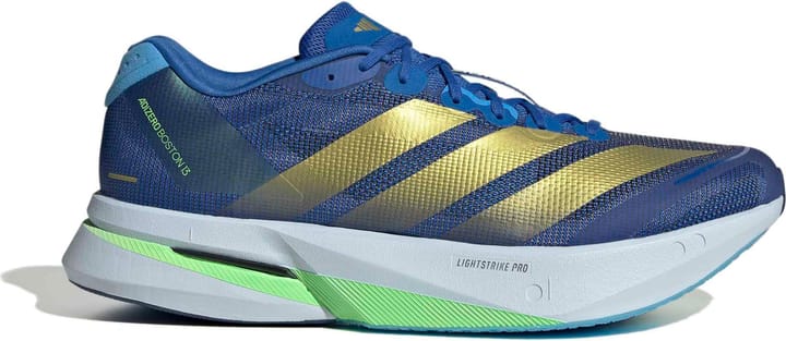 Adidas Men's Adizero Boston 13 Blue / Goldmt / Blue Burst Adidas