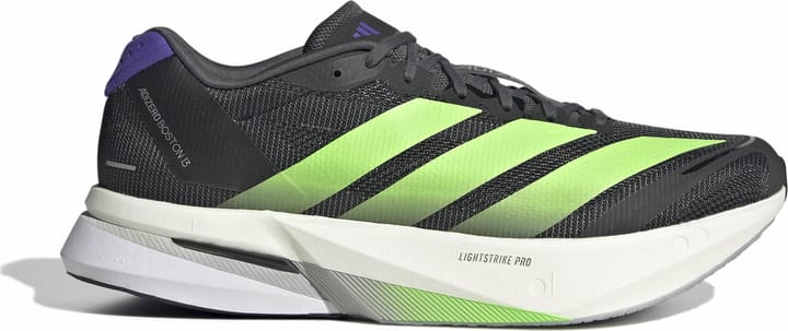 Adidas Men's Adizero Boston 13 Core Black / Lime Burst / Energy Ink Adidas