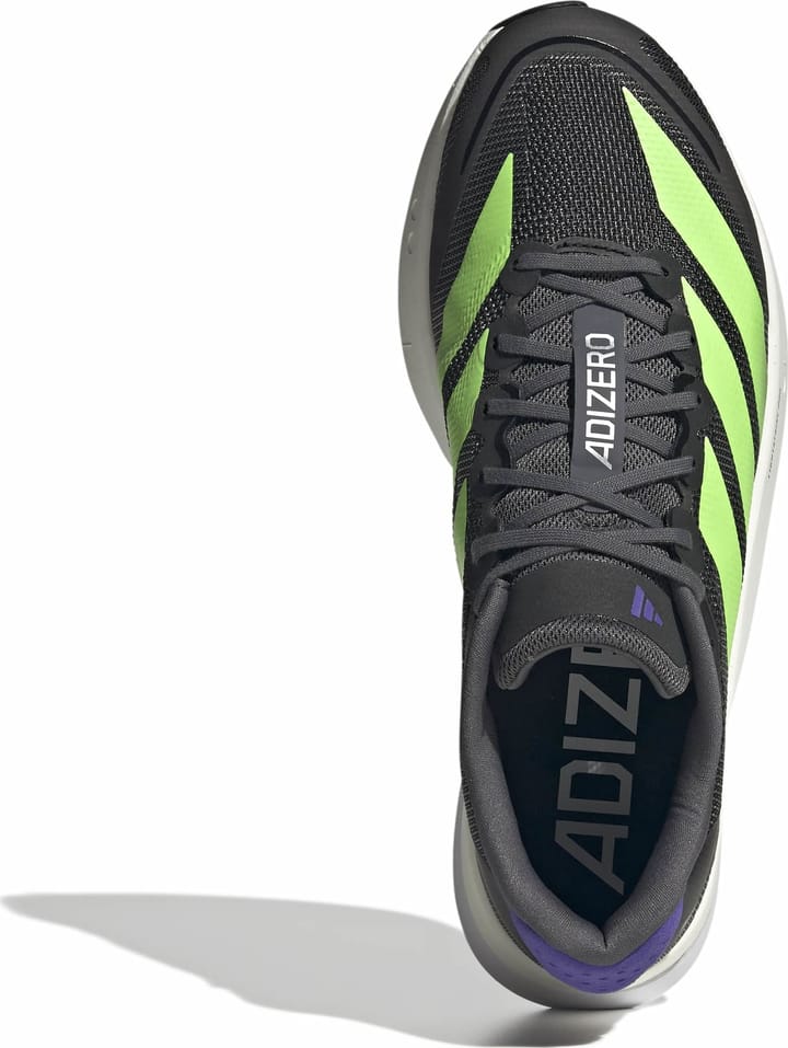 Adidas Men's Adizero Boston 13 Core Black / Lime Burst / Energy Ink Adidas