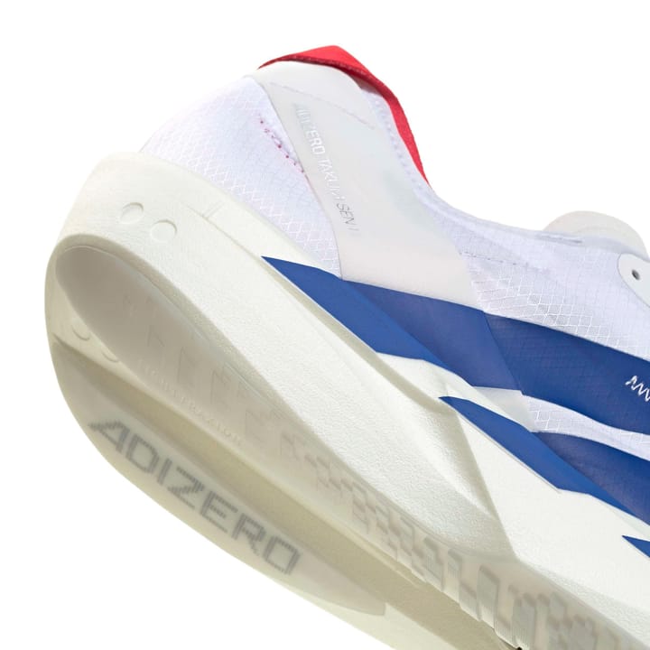 Adidas Men's Adizero Takumi Sen 11 Cloud White/Team Royal Blue/Pure Ruby Adidas