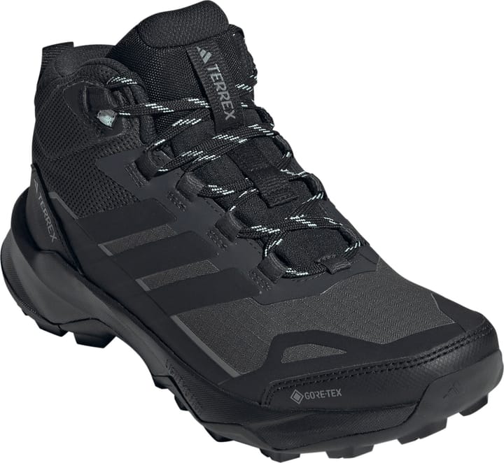 Adidas Women's Terrex Skychaser Ax5 Mid Gore-Tex Carbon/Core Black/Semi Flash Aqua Adidas Adidas Women's Terrex Skychaser Ax5 Mid Gore-Tex Carbon/Core Black/Semi Flash Aqua Adidas