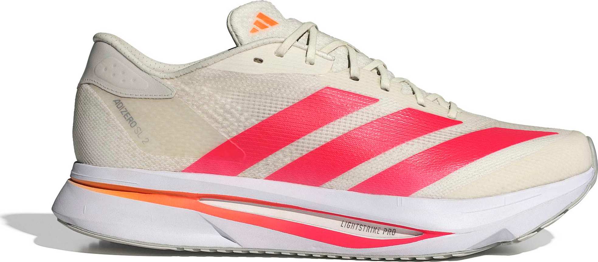 Adidas Men's Adizero SL2 Off White/ Pure Orange / Lucid