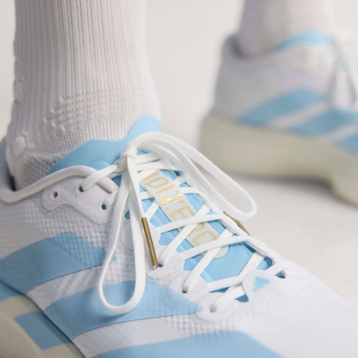 Adidas Men's Adizero Evo SL Cloud white/Cloud blue/Magold Adidas