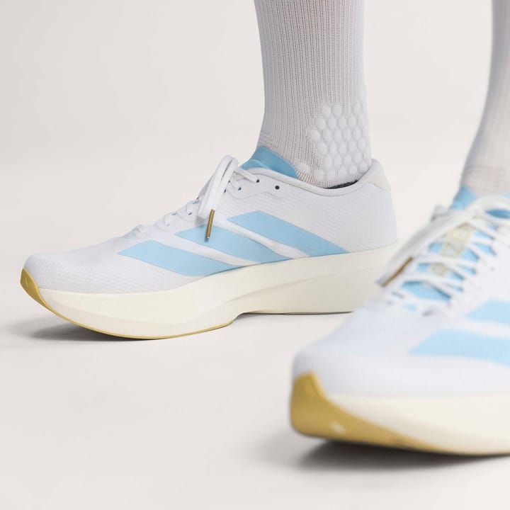 Adidas Men's Adizero Evo SL Cloud white/Cloud blue/Magold Adidas