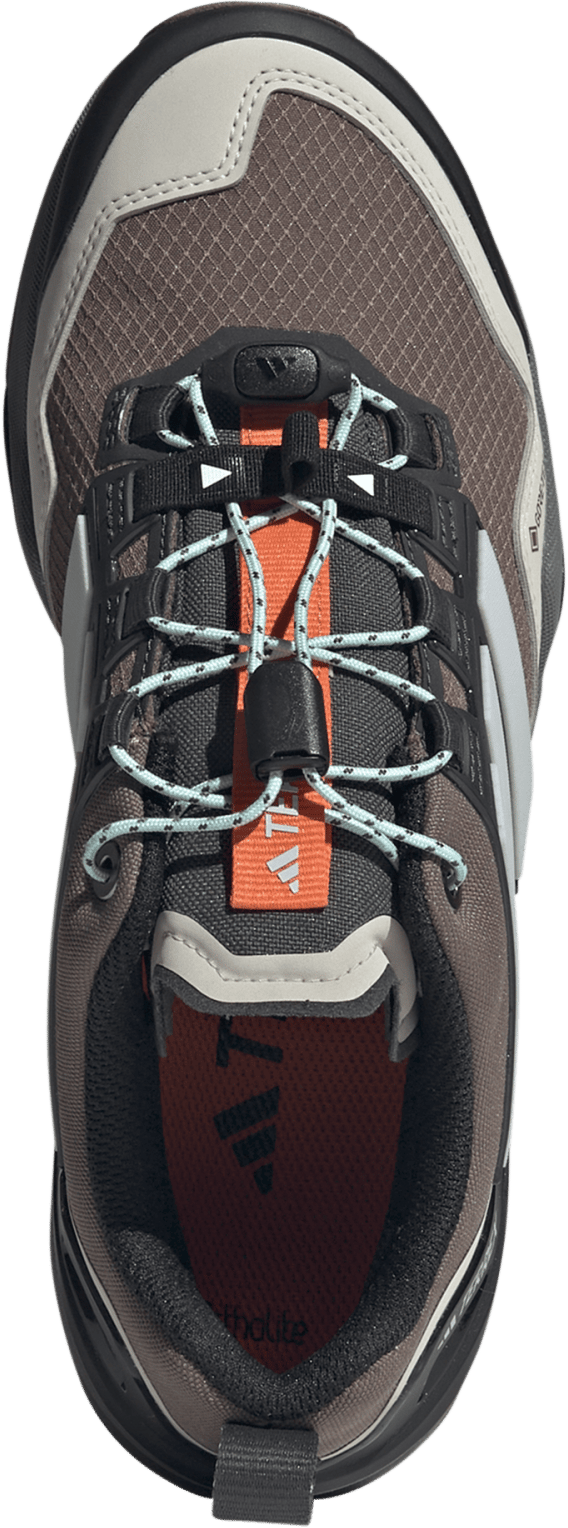 Adidas Women's Terrex Skychaser GORE-TEX Hiking Shoes Earth Strata/Grey One/Semi Flash Aqua Adidas
