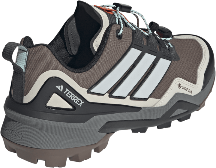 Adidas Women's Terrex Skychaser GORE-TEX Hiking Shoes Earth Strata/Grey One/Semi Flash Aqua Adidas