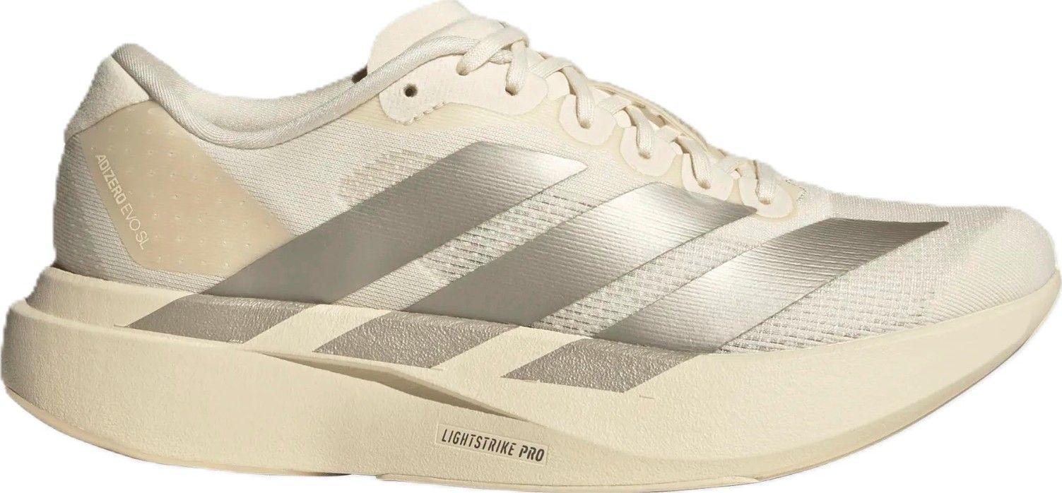 Adidas Women's Adizero Evo SL  Wonder White/Cyber Metallic/Warm Vanilla