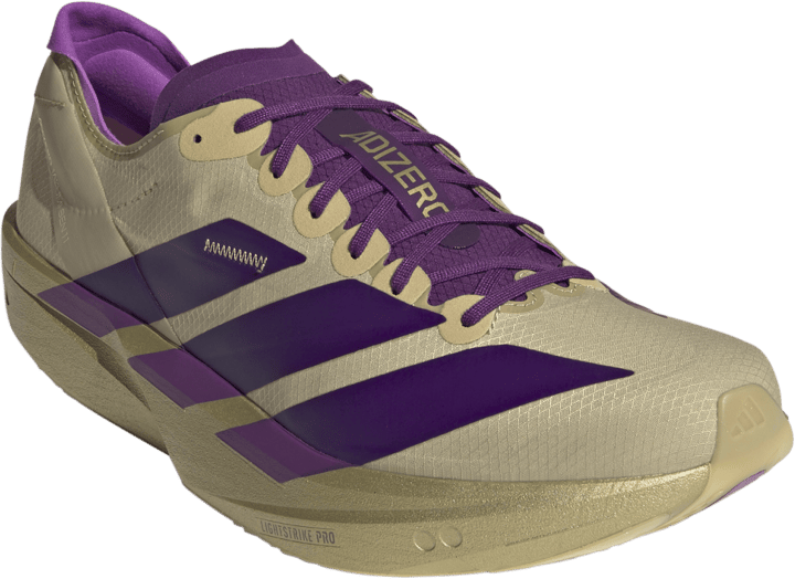 Adidas Men's Adizero Takumi Sen 11 Sand/Rich Purple/Gold Met. Adidas
