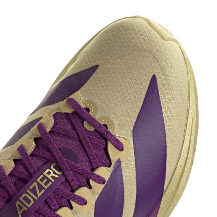 Adidas Men's Adizero Takumi Sen 11 Sand/Rich Purple/Gold Met. Adidas