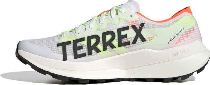 Adidas Men's Terrex Agravic Speed 2 Cloud white/Core black/Semi impact orange Adidas