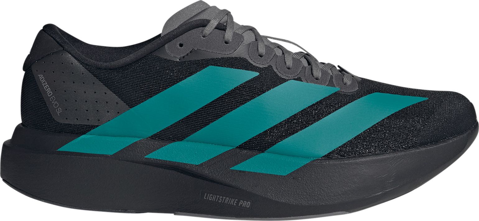 Adidas Men's Adizero Evo SL Core Black/Purtea/Grey Four