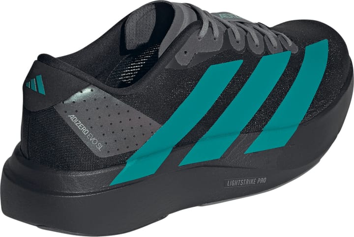 Adidas Men's Adizero Evo SL Core Black / Purtea / Grey Four Adidas