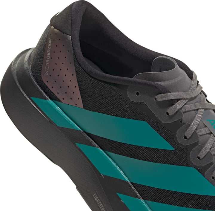 Adidas Men's Adizero Evo SL Core Black / Purtea / Grey Four Adidas