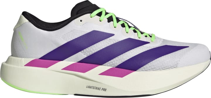 Adidas Men's Adizero Evo SL Ftwwht/cpurpl/limbur Adidas Adidas Men's Adizero Evo SL Ftwwht/cpurpl/limbur Adidas
