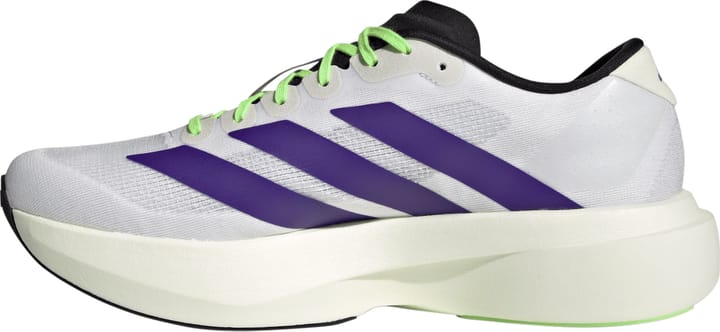 Adidas Men's Adizero Evo SL Ftwwht/cpurpl/limbur Adidas Adidas Men's Adizero Evo SL Ftwwht/cpurpl/limbur Adidas