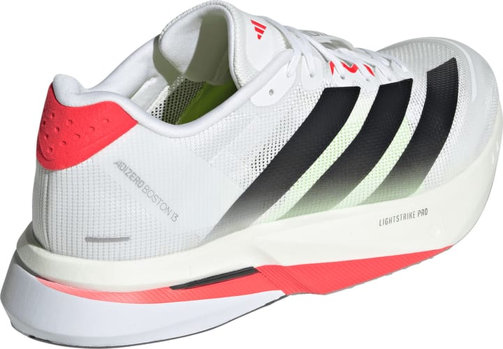Adidas Men's Adizero Boston 13 Cloud White/Core Black/Lucid Red Adidas