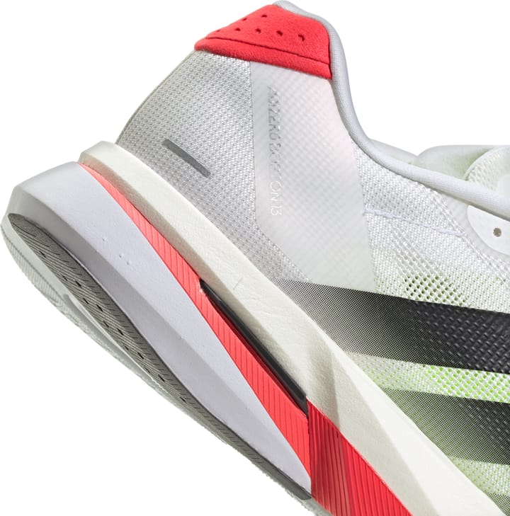Adidas Men's Adizero Boston 13 Cloud White/Core Black/Lucid Red Adidas