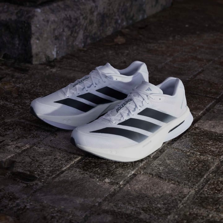 Adidas Men's Adizero Boston 13 Cloud White / Core Black / Dash Grey Adidas