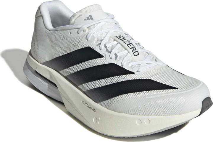 Adidas Men's Adizero Boston 13 Cloud White / Core Black / Dash Grey Adidas