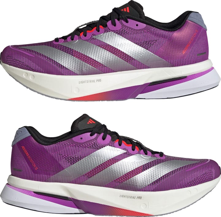 Adidas Men's Adizero Boston 13 Purbur/silvmt/lucred Adidas Adidas Men's Adizero Boston 13 Purbur/silvmt/lucred Adidas