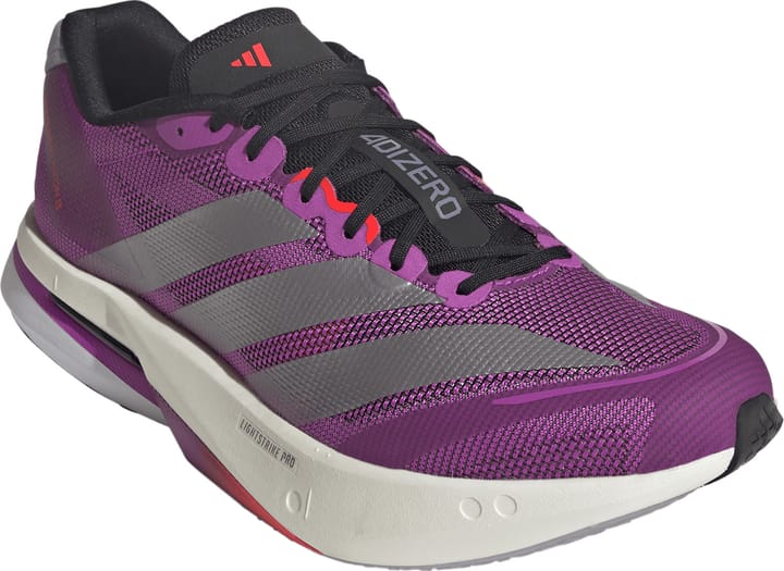Adidas Men's Adizero Boston 13 Purbur/silvmt/lucred Adidas