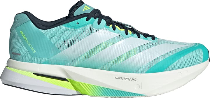 Adidas Men's Adizero Boston 13 Flash Aqua/Cloud White/Lucid Lemon Adidas